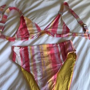 Becca high waisted bikini set